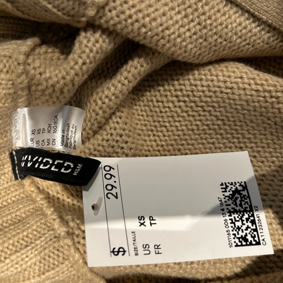 H&M zip sweater XS - Picture 3 of 3